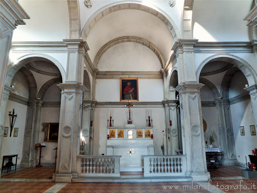 Brugherio (Monza e Brianza, Italy) - Interior of the Church of San Lucio in Moncucco